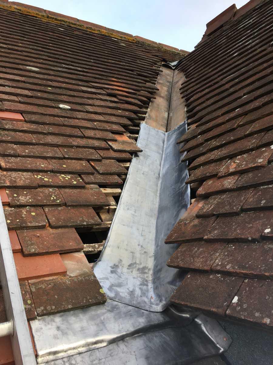 Roof repair project by Alliance Roofing London